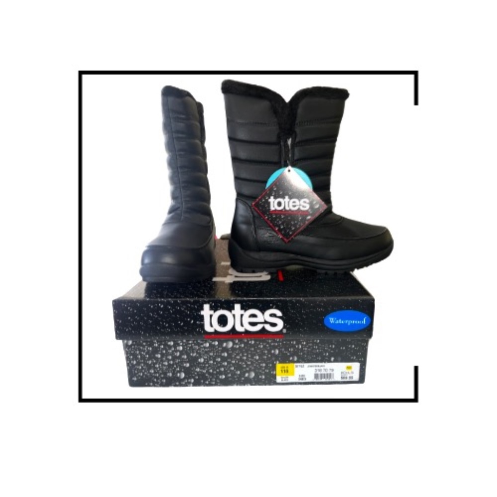 Tote's Jennifer Black Rain boots